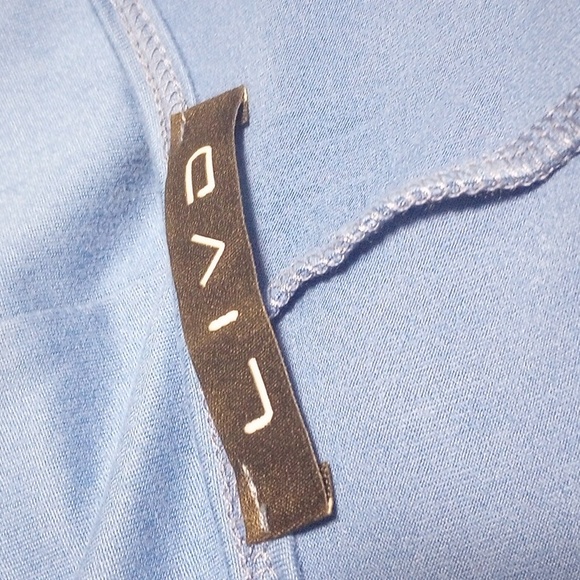 New Ruched Maxi Dress Blue - Picture 10 of 11